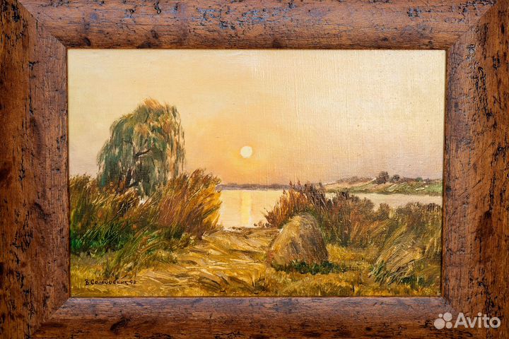 Картина маслом на холсте пейзаж