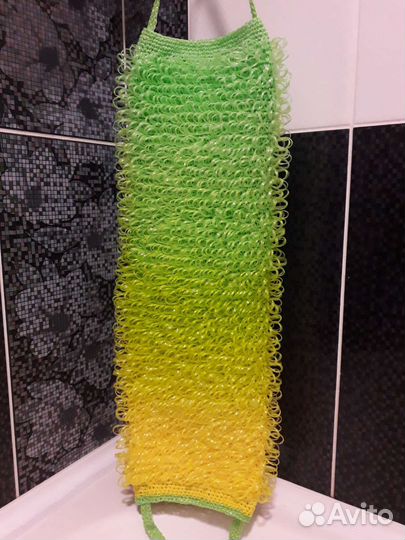 Мочалки ручной вязки