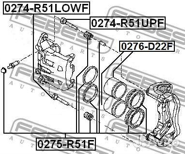 Втулка направляющая суппорта тормозного переднего