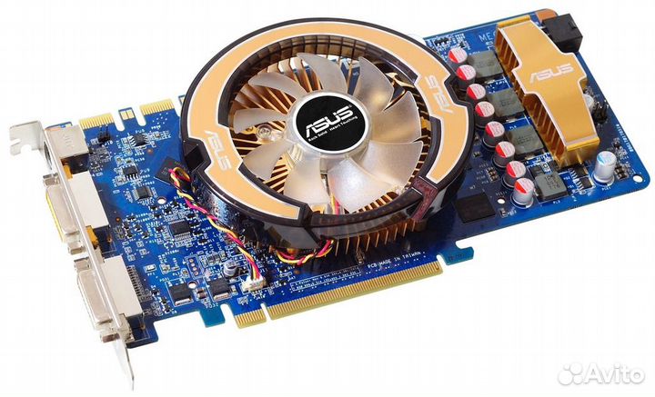 Видеокарта asus GeForce 9800 GT (на запчасти)