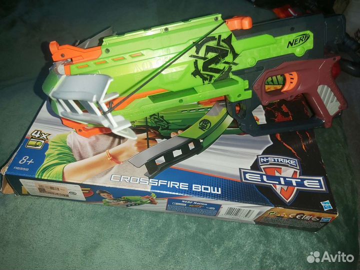 Nerf зомби страйк арбалет