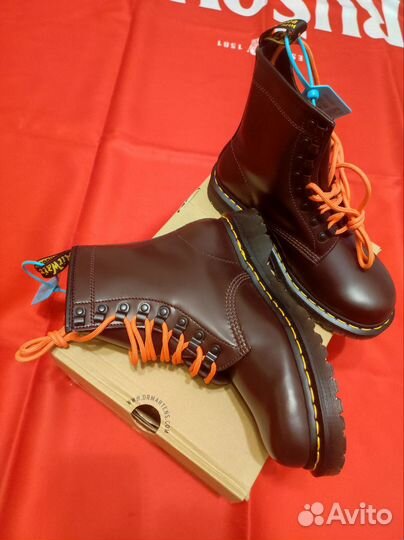 Dr Martens 1460 Ben smooth brown/red, оригинал