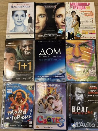 Dvd фильмы, мультфильмы на русском и на английском