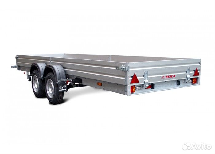 Прицеп легковой двухосный с тормозами (два квадра)