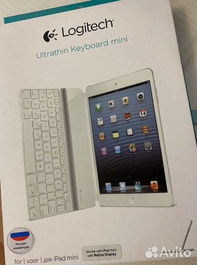 Клавиатура мини iPad белая