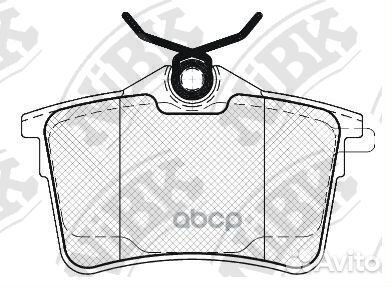 Колодки тормозные дисковые peugeot partner 1.6