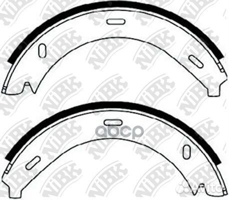 Колодки тормозные барабанные Pr MB Viano W638