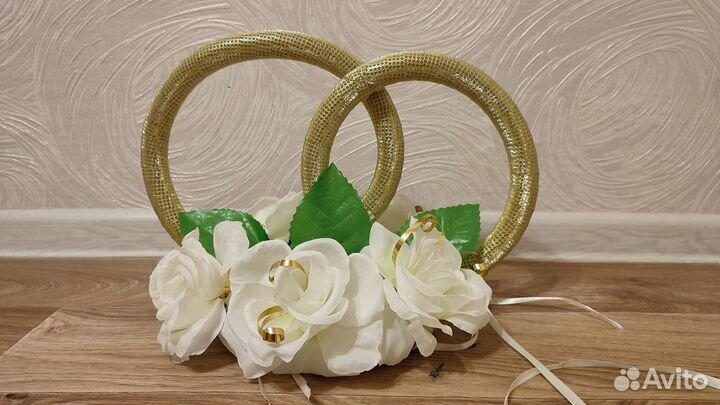 Свадебные украшения на машину бу