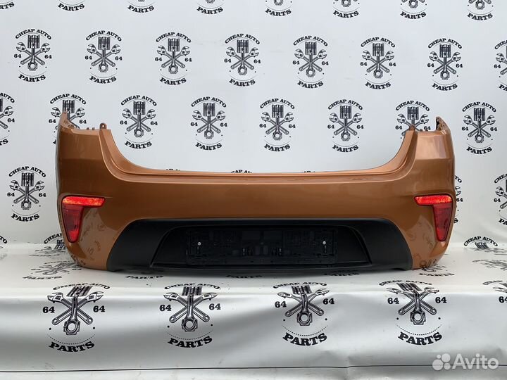 Задний бампер Kia Rio 4 Оригинал В сборе 2017-20