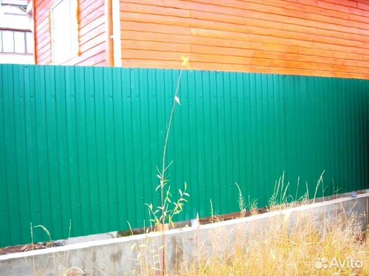 Забор из профнастила