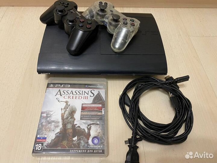 Sony PS3 Super Slim 500 GB 26 игр