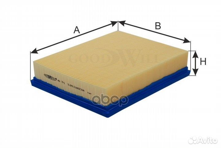 Фильтр воздушный haval H6, great wall hover H6