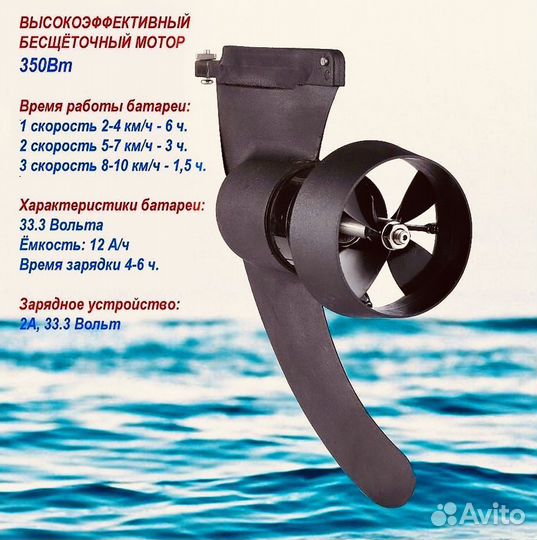 Мотор для сап доски электрический. E-SUP
