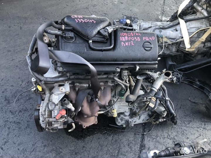 Двигатель в сборе с кпп nissan CR14DE