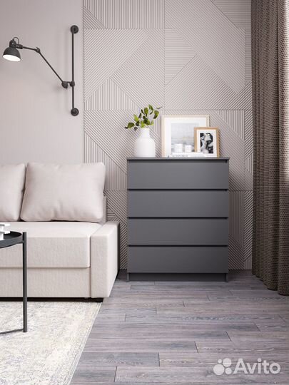 Комод Мори мк 800.4 Графит