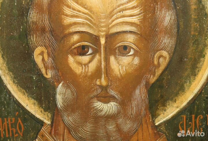 Икона Николай Чудотворец Оплечный