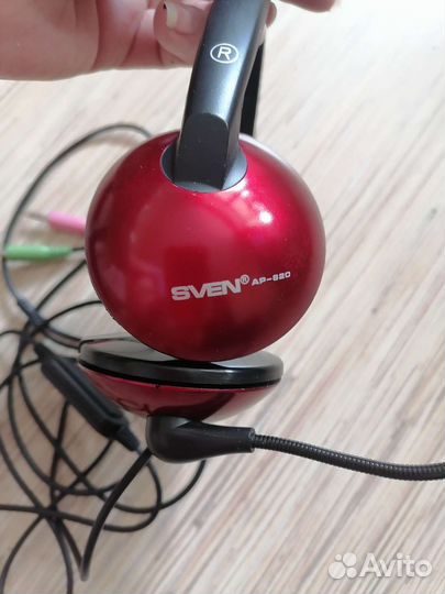 Наушники с микрофоном Sven AP620