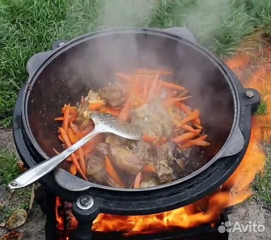 Казан чугунный узбекский