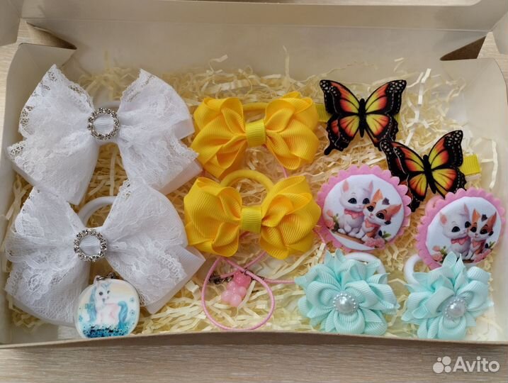 Бантики для волос, наборы