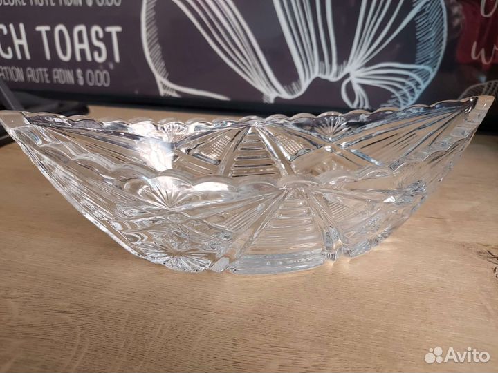 Вазы, конфетницы хрустальные времен СССР