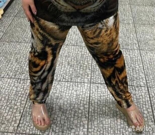 Лосины со стразами