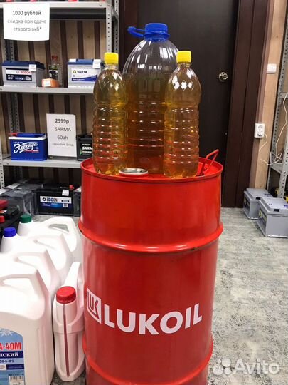 Масло лукойл люкс 10W-40 на разлив