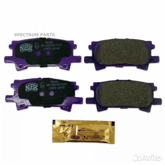 Колодки NiBK PN1498 nibk PN1498