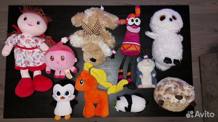 Игрушки мягкие пакетом