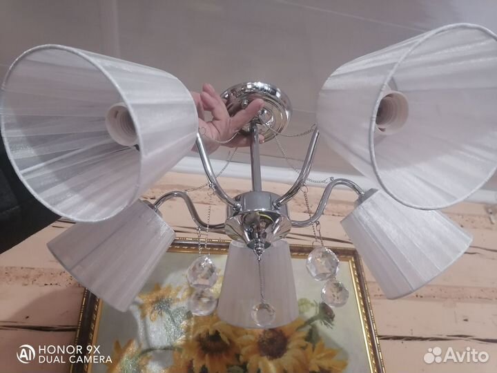 Люстра 5 рожковая