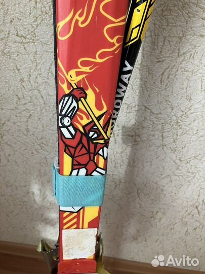 Лыжи детские 120 рост Nordway с роботом+палки