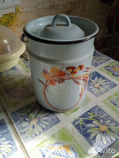 Бидон эмалированный
