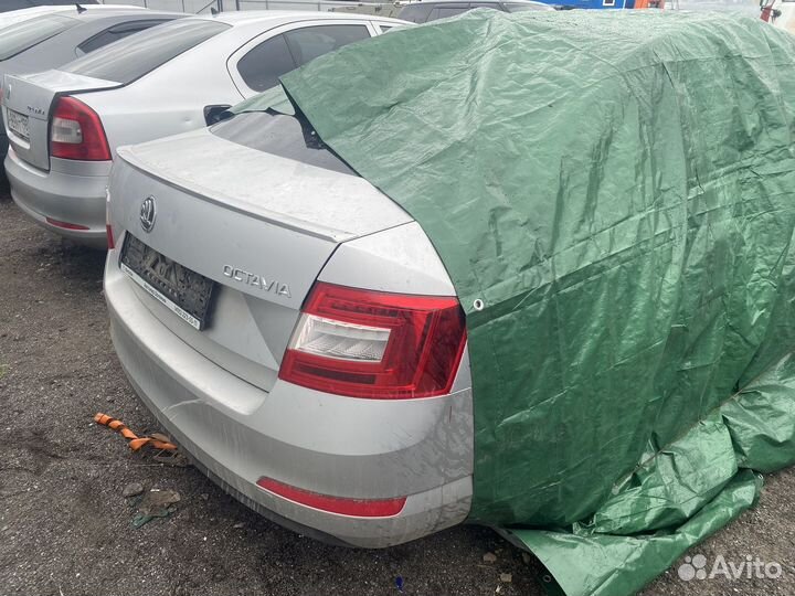 Skoda Octavia а7 задняя часть