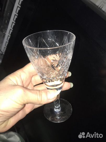Бокалы хрустальные СССР Винтаж