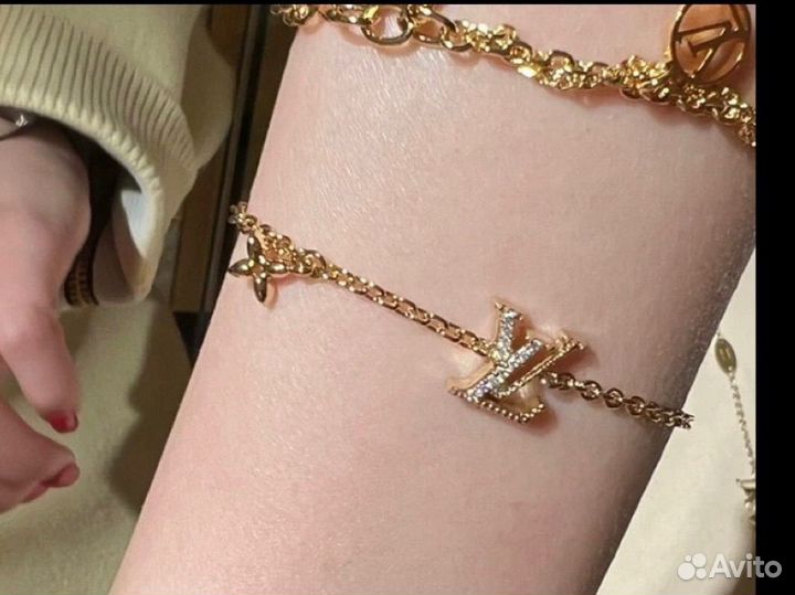 Браслет louis vuitton тонкий