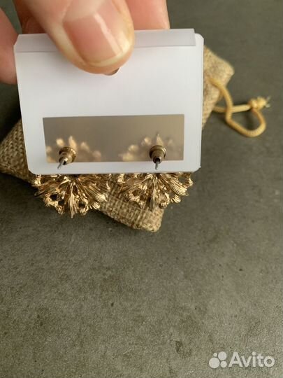 Крупные серьги бижутерия