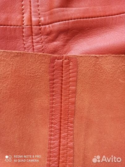 Кожаная юбка zara xs