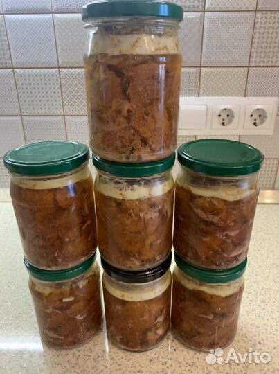 Тушенка говяжья в собственном соку в автоклаве