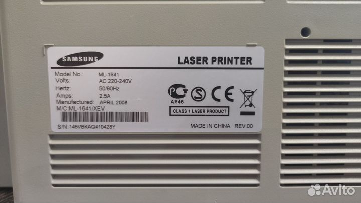 Принтер лазерный samsung