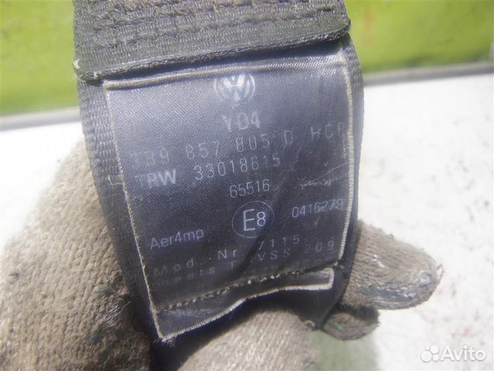 Ремень безопасности с пиропатроном Фольксваген П