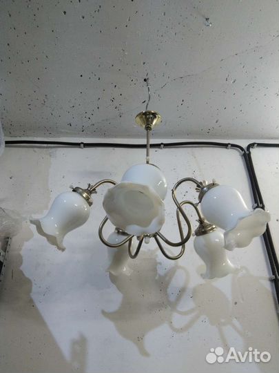 Люстра СССР сталинская хром редкая