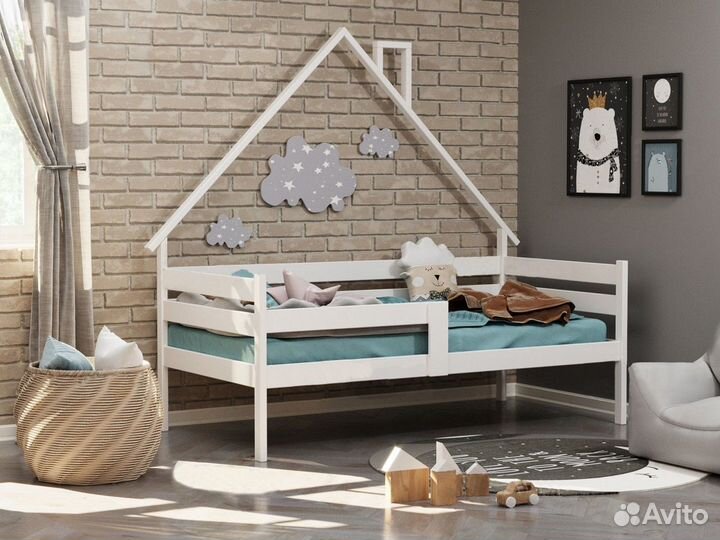 Кровать Софа Домик с 2х лет