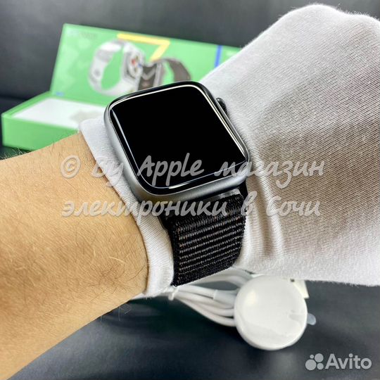 Apple Watch 9 45mm (ориг экран, black нейлон)