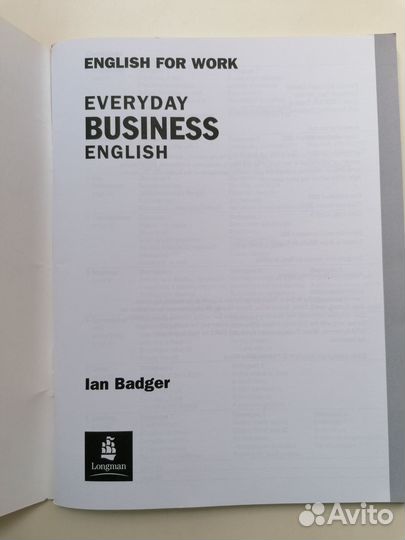 Everyday Business english lan Badger