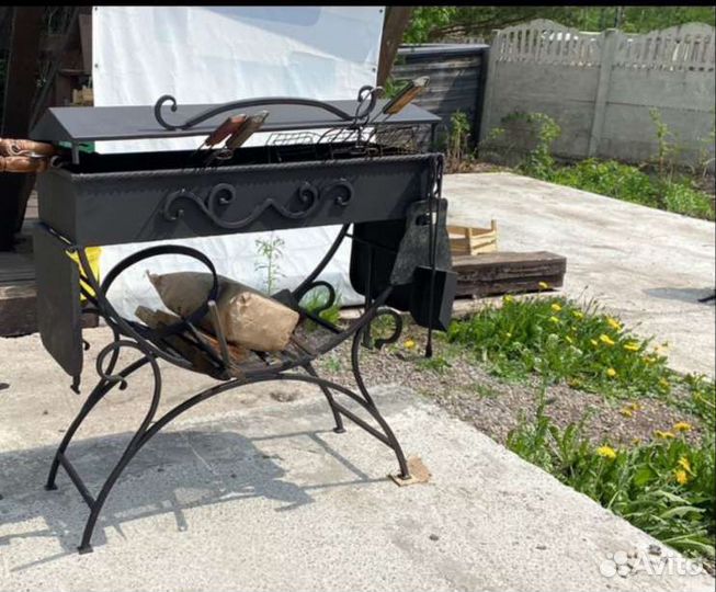 Мангал с 2 столиками