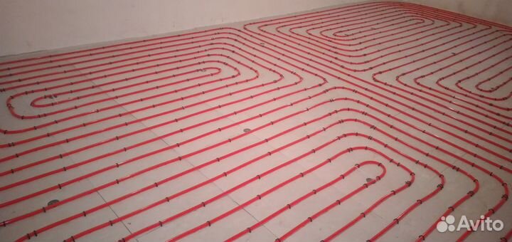 Водяной теплый пол, отопление монтаж