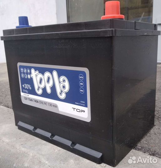 Акб 75 Ач Topla Asia