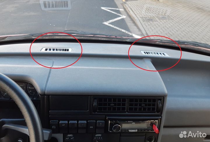 Дефлекторы воздуховодов лобового Фольксваген WV Т4