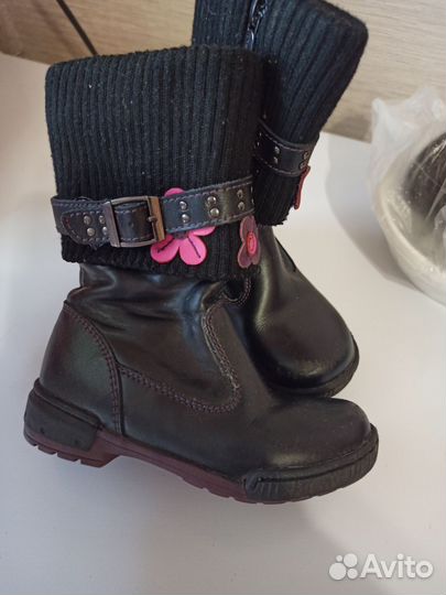 Сапожки для девочки 22 размер