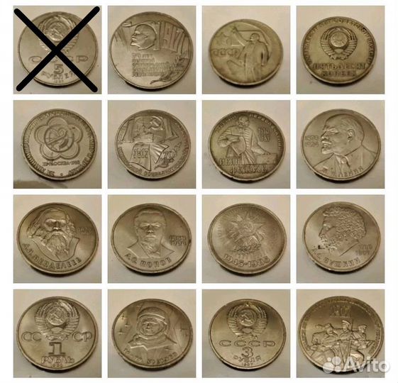 Юбилейные монеты СССР