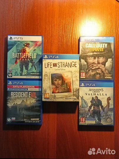 Valhalla ps4/call of duty ww2/resident evil 7 ps4
